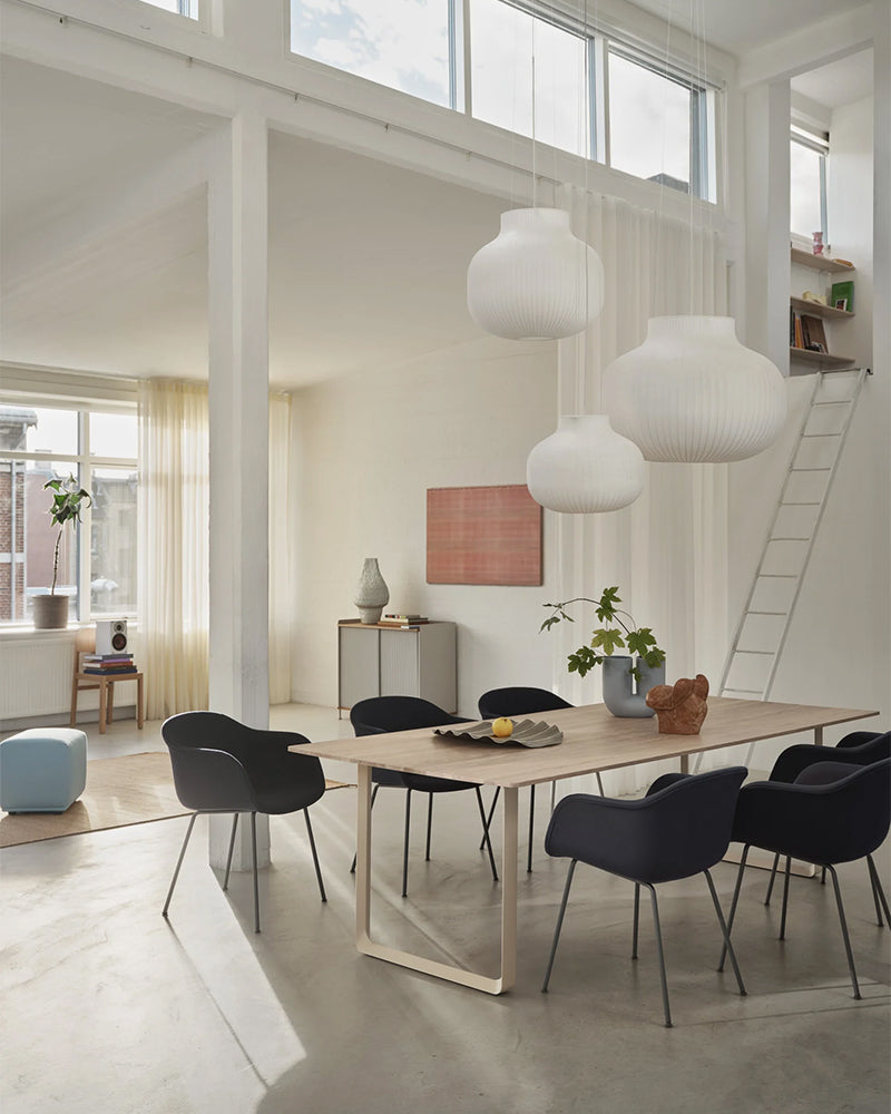 70/70 Duży - Szary linoleum - Piaskowa rama